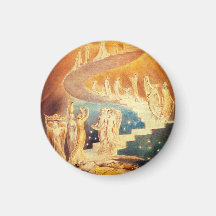 William Blake Jacob’s Ladder Magnet