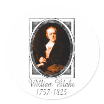 William Blake Round Stickers