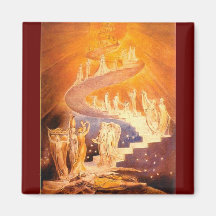 William Blake's Jacob's Ladder Magnet
