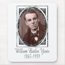 William Butler Yeats Mouse Mats
