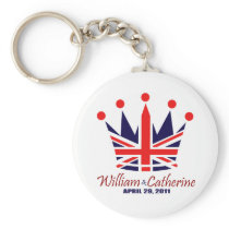 William & Catherine Royal Wedding Keychains