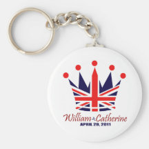 William & Catherine Royal Wedding Keychains