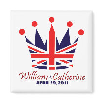 William & Catherine Royal Wedding Magnet