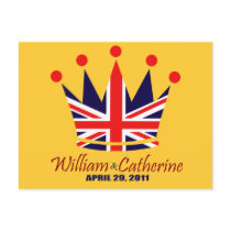 William & Catherine Royal Wedding Postcards