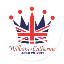 William & Catherine Royal Wedding Sticker