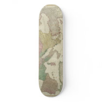 William Faden Mediterranean Map Skate Board Deck