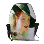 William Fulton Soare: Woman with Binocular Messenger Bags