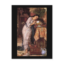 William Holman Hunt Isabella and the Pot of Basil Postcard