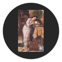 William Holman Hunt Isabella and the Pot of Basil Sticker