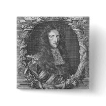 William III  Stadholder and King of England Pinback Button