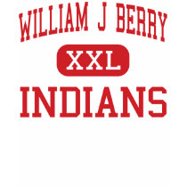 William J Berry - Indians - Middle - Heidelberg t-shirts by customteamsportswear William J Berry - Indians - Middle - Heidelberg t-shirts