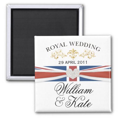 William & Kate Royal Wedding Commemorative Gift Magnets