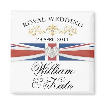 William & Kate Royal Wedding Commemorative Gift Magnets