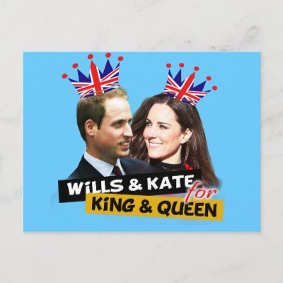 William & Kate Royal Wedding Fun Postcard