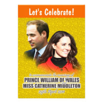 William & Kate Royal Wedding Invitations invitations