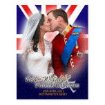 William & Kate Royal Wedding Kiss Postcard