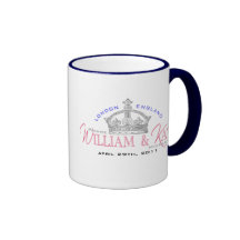 William & Kate Royal Wedding Mugs
