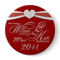 William & Kate - Royal Wedding Souvenir Pin