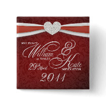 William & Kate - Royal Wedding Souvenir Pin