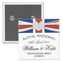 William & Kate Wedding Commemorative Keepsake Pin