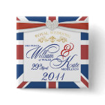 William & Kate Wedding Commemorative Keepsake Pin buttons