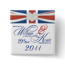 William & Kate Wedding Commemorative Keepsake Pin