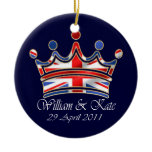 William & Kate Wedding Ornaments