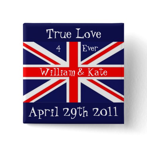 William & Kate-Wedding+Union Jack button