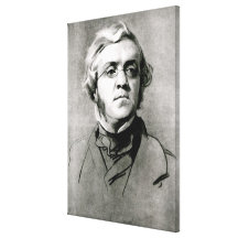 William Makepeace Thackeray Gallery Wrap Canvas
