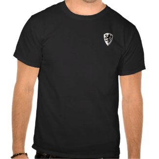 William Marshal Black & White w/ Black Lion Shirt zazzle_shirt