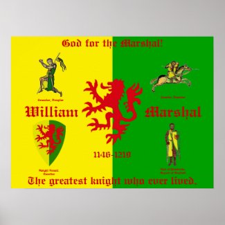 William Marshal Poster print