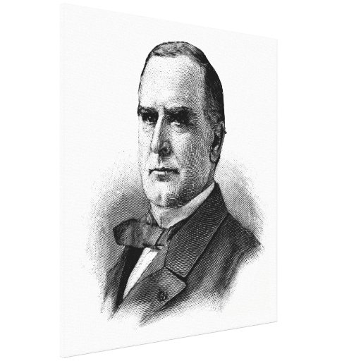 WILLIAM McKINLEY Sketch Beginners American History Canvas Prints Zazzle