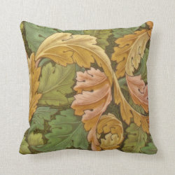 William Morris Acanthus Vintage Floral Pillow