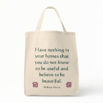 William Morris -Arts & Crafts Grocery Bag