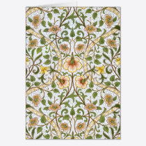 William Morris Daffodil Floral Pattern Note Cards cards