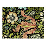 William Morris Flower design Postcards