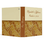 William Morris Gold Leaves Wedding Planner Binder