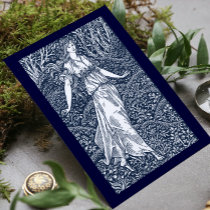 William Morris Lady Greeting Cards