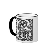 William Morris Letter 'B' - Mug by dchaddad William Morris Letter 'B' - Mug