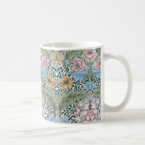 William Morris Myrtle Floral Chintz Pattern Mug mugs