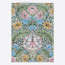 William Morris Myrtle Floral Pattern Note Cards cards