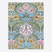 William Morris Myrtle Floral Pattern Postcard postcards