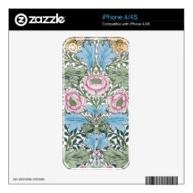 William Morris Myrtle Rose Chintz IPhone 4/4S Skin iPhone 4S Decal