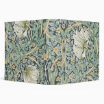 William Morris Pimpernel Floral Design 3 Ring Binders