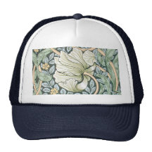 William Morris Pimpernel Floral Design Hats