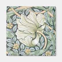 William Morris Pimpernel Floral Design Refrigerator Magnet