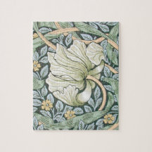 William Morris Pimpernel Floral Design Puzzles