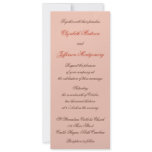 William Morris Red Leaves Wedding Invitation