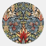 William Morris Snakeshead Floral Design Sticker