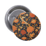 William Morris Wallpaper Cray Design Button
